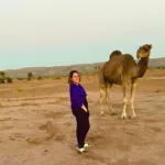 Liv with camel